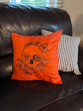 Load image into Gallery viewer, Skull Halloween Pillow Cover
